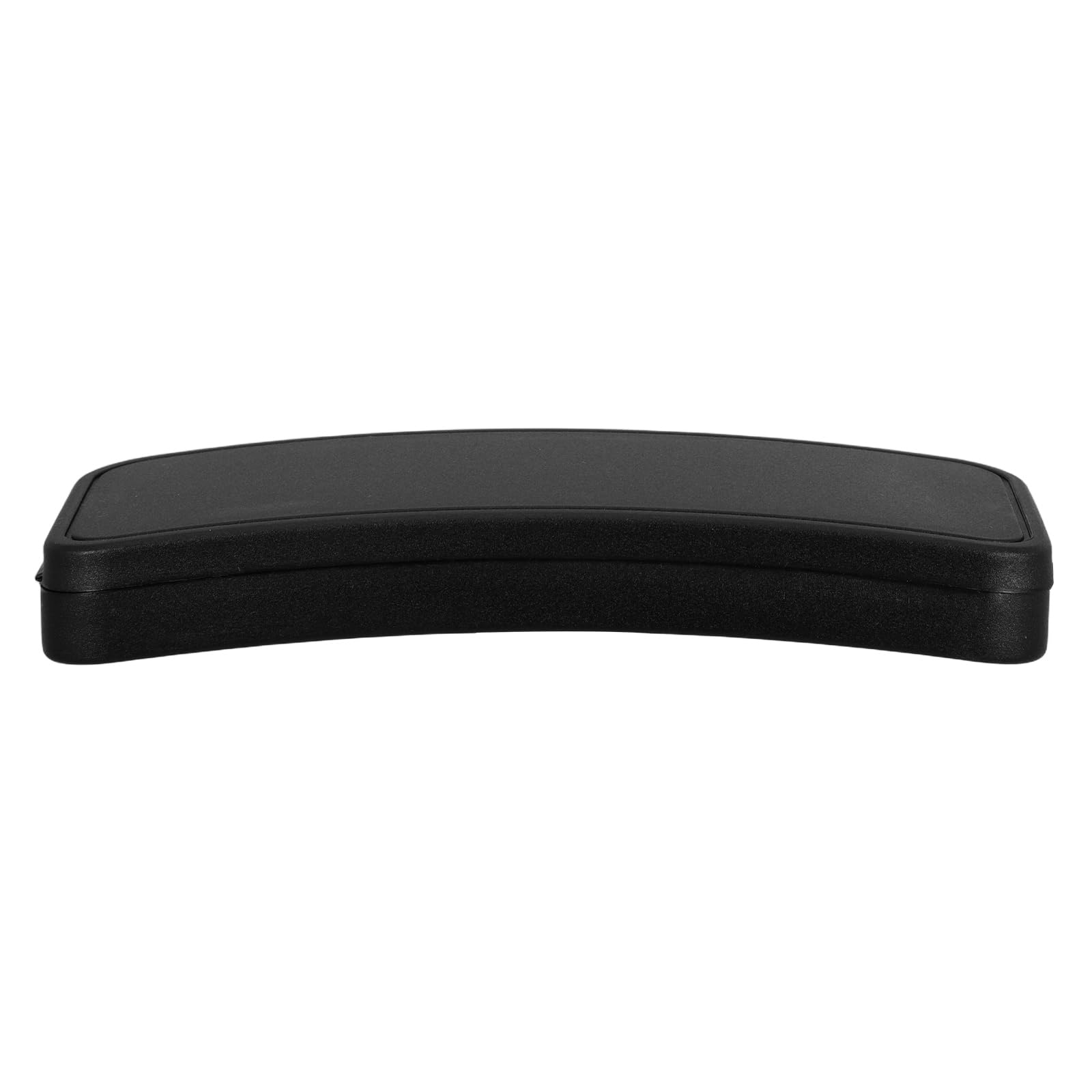 COLLBATH Estuche para Gafas de Sol con Clip, Caja de Almacenamiento de Plástico Negro Mate Tamaño Mediano, Ligero y Resistente para Viaje y Uso Diario, Organizador Portátil para Gafas