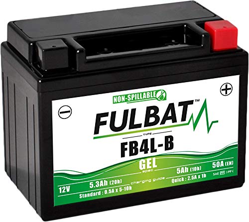 Fulbat - Batteria moto Gel YB4L-B / FB4L-B 12V 5Ah