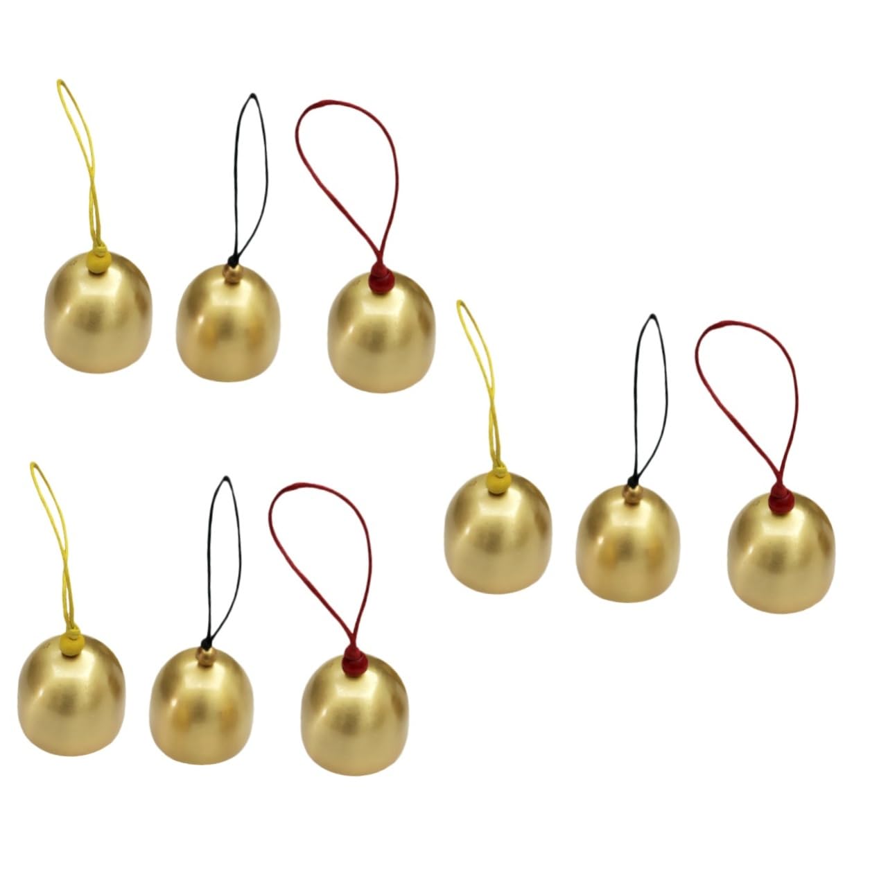 ABOOFAN 9 Pz La Campana Bomboniere Per Feste Jingle Bells Artigianali Ornamenti Da Appendere All'albero Regali Artigianali Fatti a Mano Per Le Vacanze Campane Campana Di Ottone Rame Mini