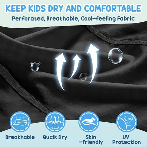 Sukeen Kids Summer Balaclava for Boys Girls UV Sun Protection Face Cover Cooling Face Mask Breathable Neck Gaiter for Outdoor3