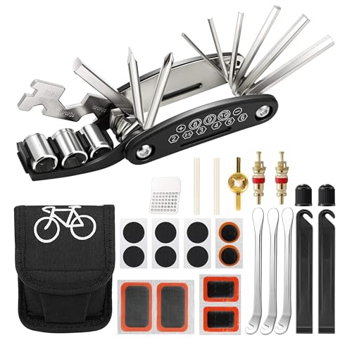 16 in 1 Multifunction Bike Tool Kit - Puncture Repair Kit