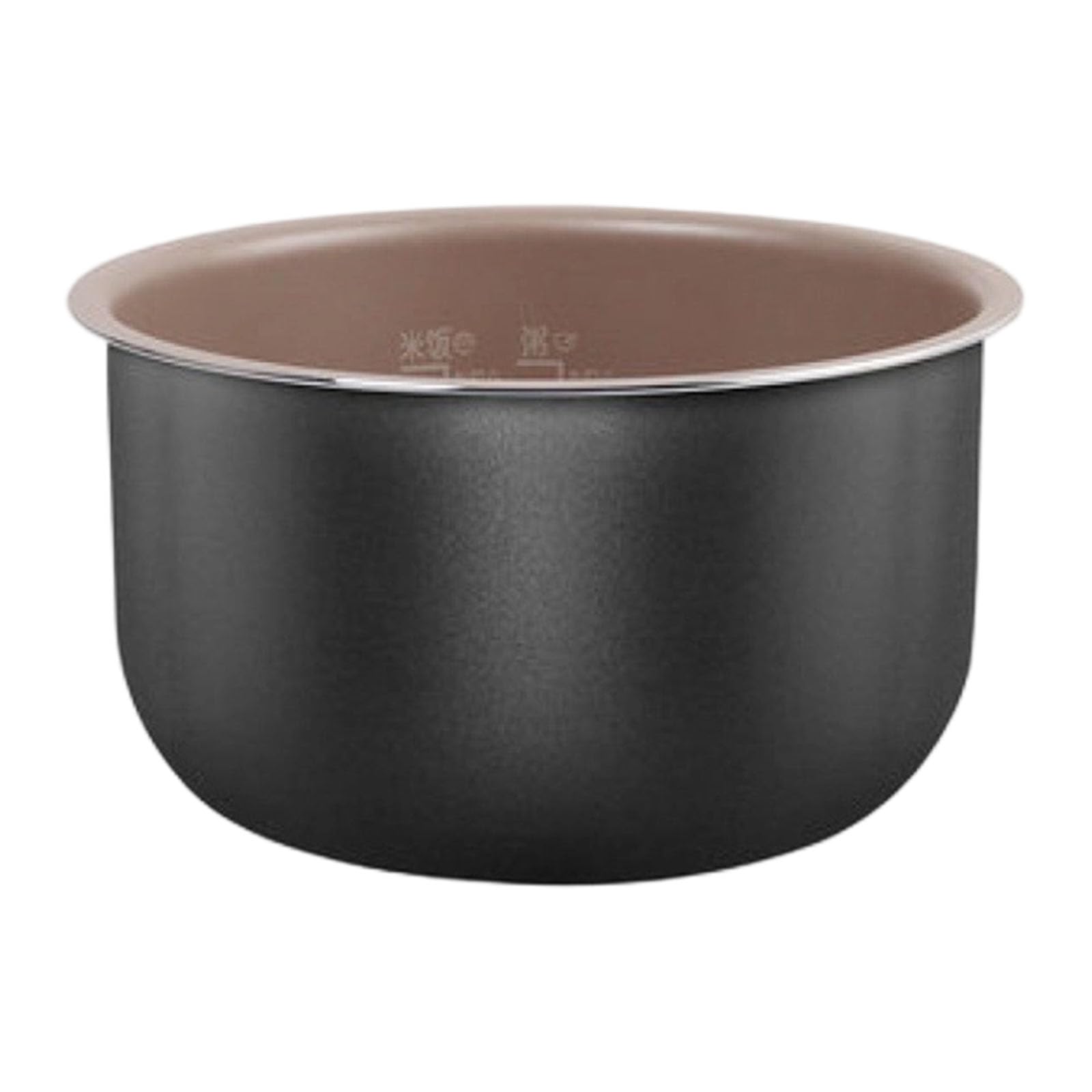 Arecobticy 4L Compatible Rice Cooker Bowl Replacement 2L 3L 5L Capacity Nonstick Coating Even Heat Spread Cooking Accessory Replacement Rice Cooker Bowl