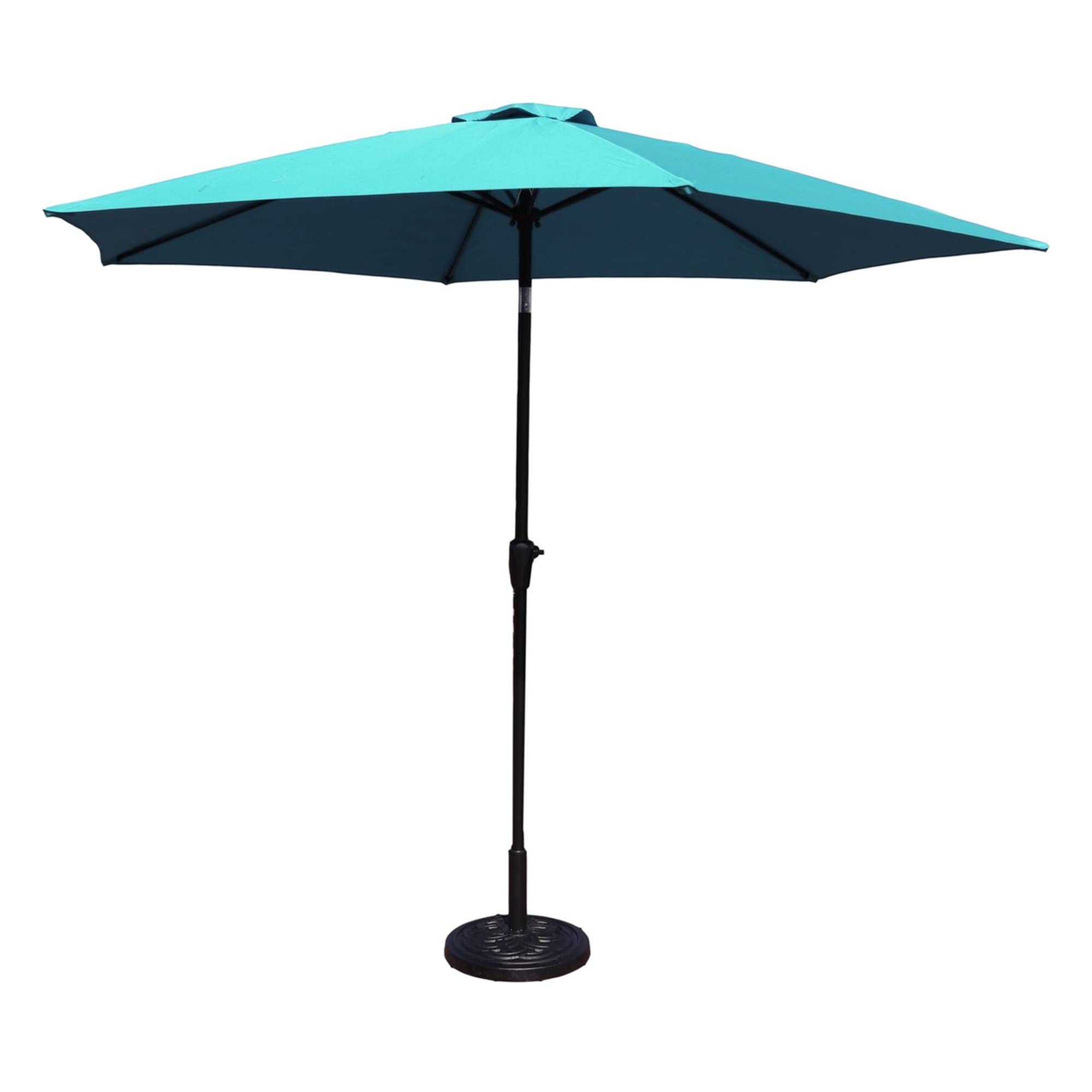 MaxxGarden Sombrilla de Jardín Ø300cm - con Protección UV30 - Mástil Flexible - Sombrillas Grandes - Base no Incluida - Azul