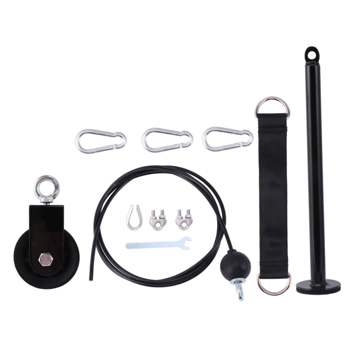 Toddmomy Dispositivo di fitness a discesa ad alta posizione pilates kit da palestra kit di allenamento fisico portatile attrezzature per il fitness fai da te Metallo