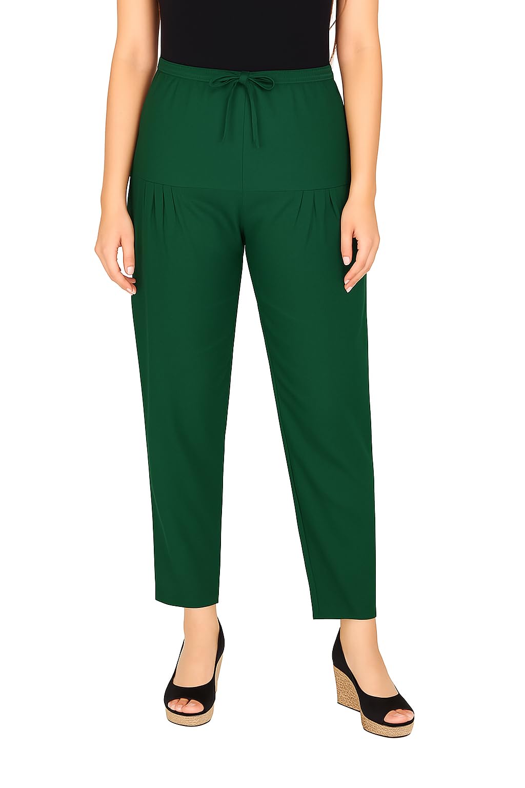 Shiv Fashion House | Salwar Pant for Women | 100% Cotton Regular Fit, Dark Green, Free Size (in, Alpha, XL, Regular, Green)-image-23