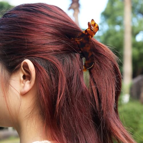 Dachshund Dog Hair Clips,Small Dog Hair Clips for Girls, Non-Slip Hair Catch Barrette Dachshund Hair Accessory Acetate for Woman