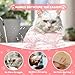 IRWU Cat Bathing Bag Anti Scratch and Bite, Cat Shower Bag Soft Mesh Net Bag for Small/Medium/Large Cats Restraint Grooming Nail Trimming Washing -Pinks