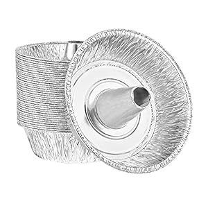 Heavy Duty Reusable Eco-Friendly Aluminum Foil Angel Tube Pan 10.25″ X 10.25″ X 3.25″ (200)