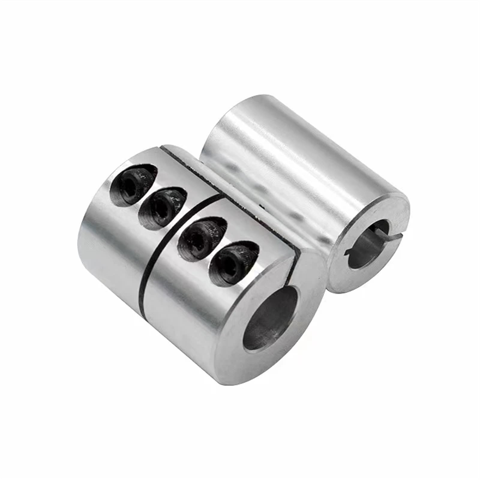 1PC D32L45 Starre Kupplung Hochpräzise Wellenkupplung mit 4 Schrauben for Schritt-Servomotor 3D-Drucker T8 Leitspindel(12X15)