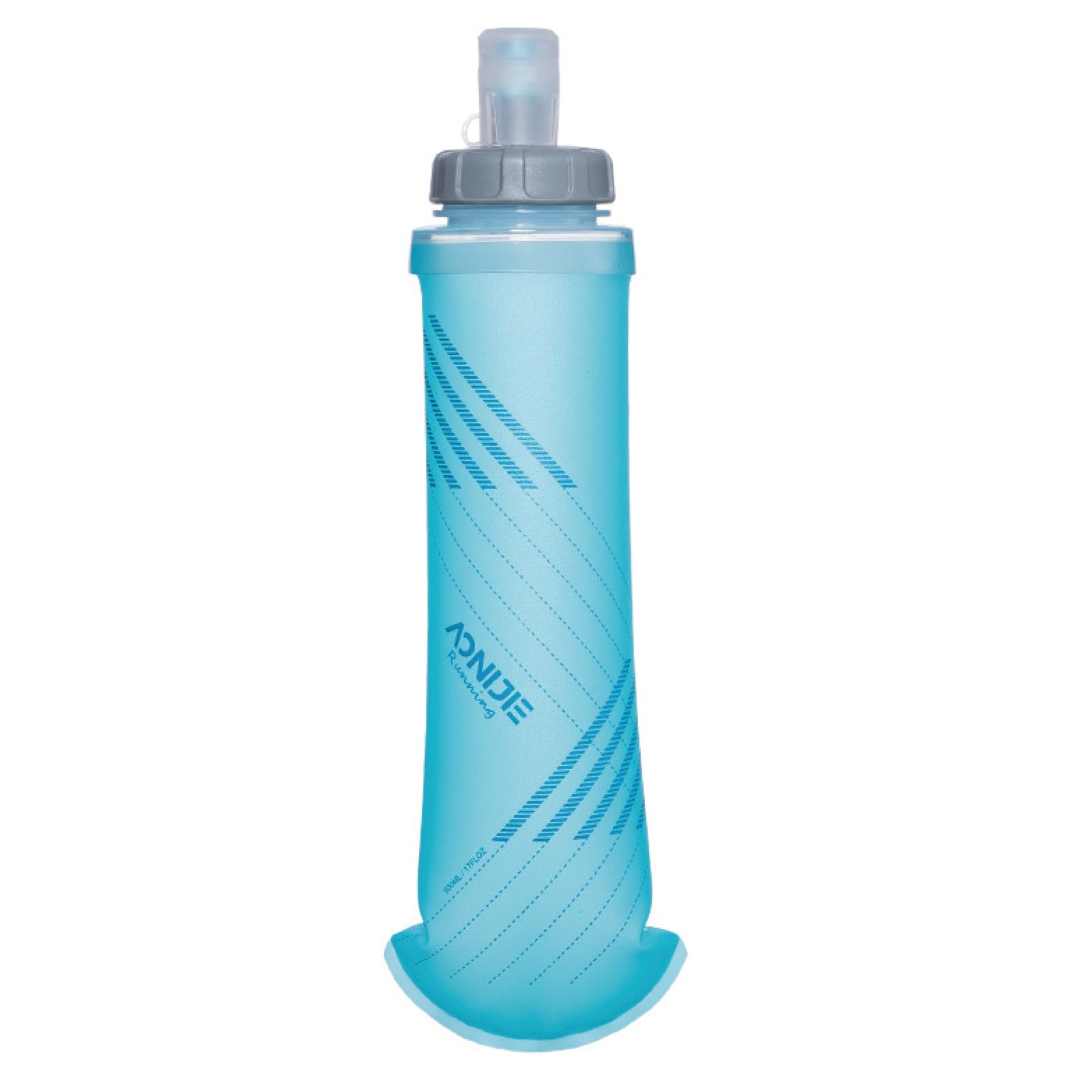 TRIWONDER Soft Flask Collapsible Running Water Bottle Pouch for Hydration Pack Cycling Jogging Hiking (Lake Blue - 500ml) โ image 1