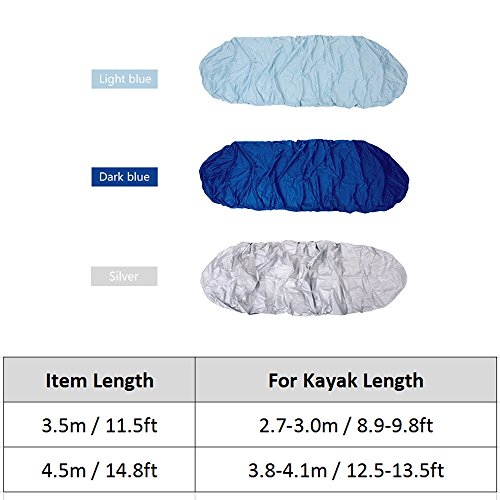 Tampa de armazenamento de caiaque, Romacci Capa de armazenamento para caiaque à prova d'água profis