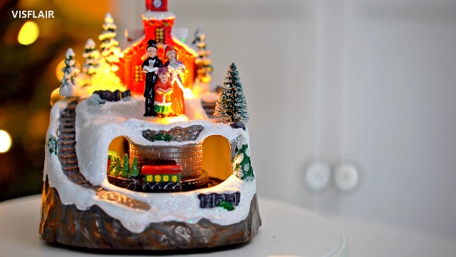 Amazon.com: Animated Musical Christmas Village Choir Figurines