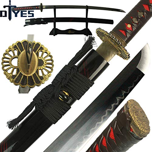 DTYES Full Handmade Japanese Samurai Katana Sword