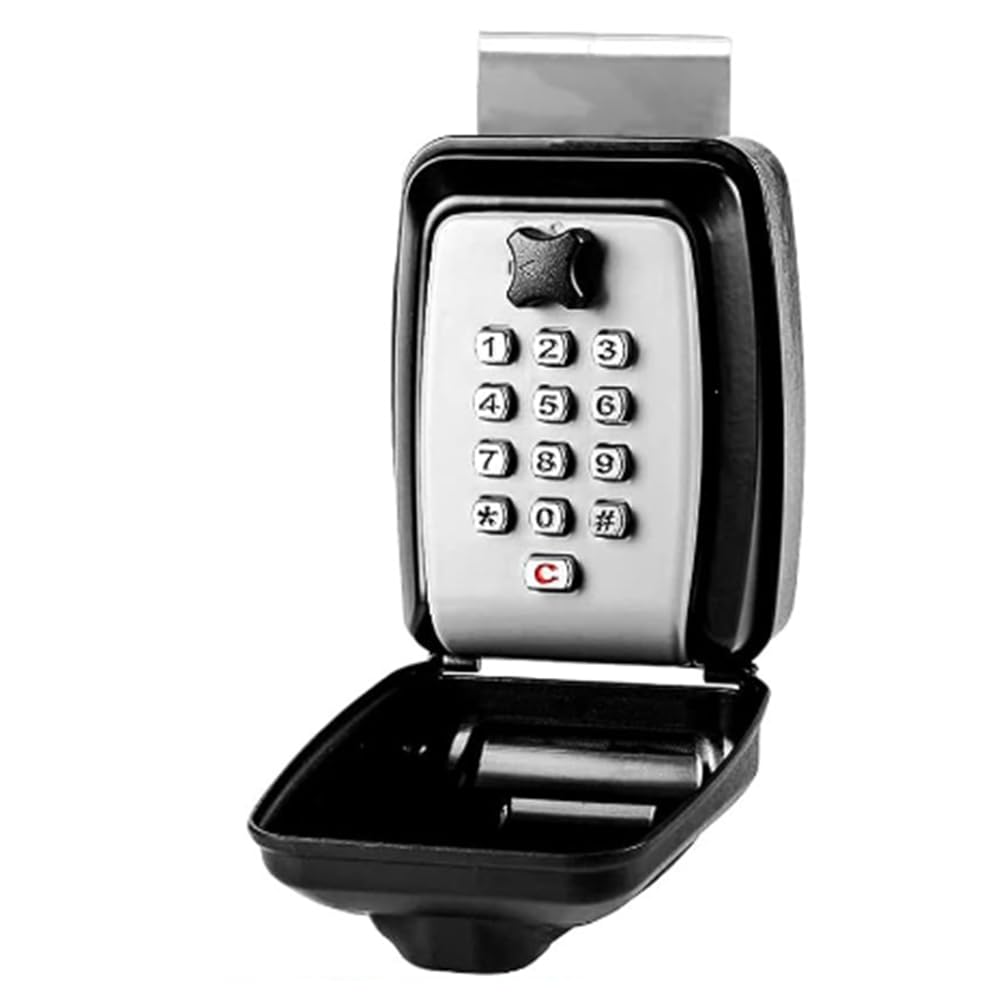Autofenster-Schließfach, Autoschlüssel-Schließfach, Autofenster-Schließfach mit Schlagknopf, Autofenster-Schlüsselsafe, für Fahrgemeinschaften, Turo