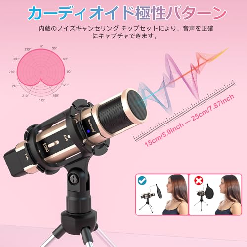 ZealSound コンデンサーマイク PC マイクセット k08ul-ww-jp の商品画像 3