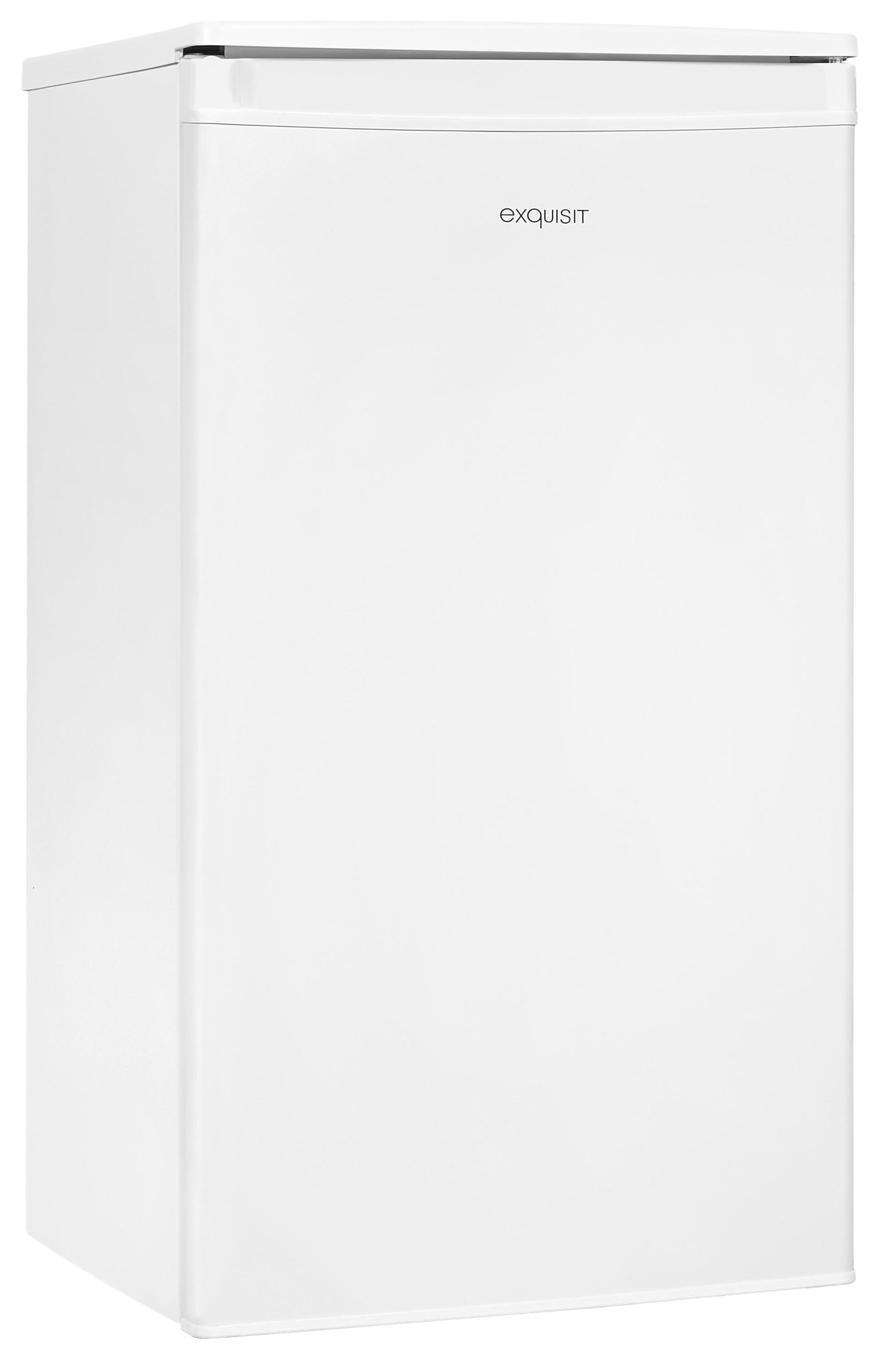 Exquisit Lodówka KS85-V-091E biała | pojemność użytkowa 75 l | światło LED | 45 cm