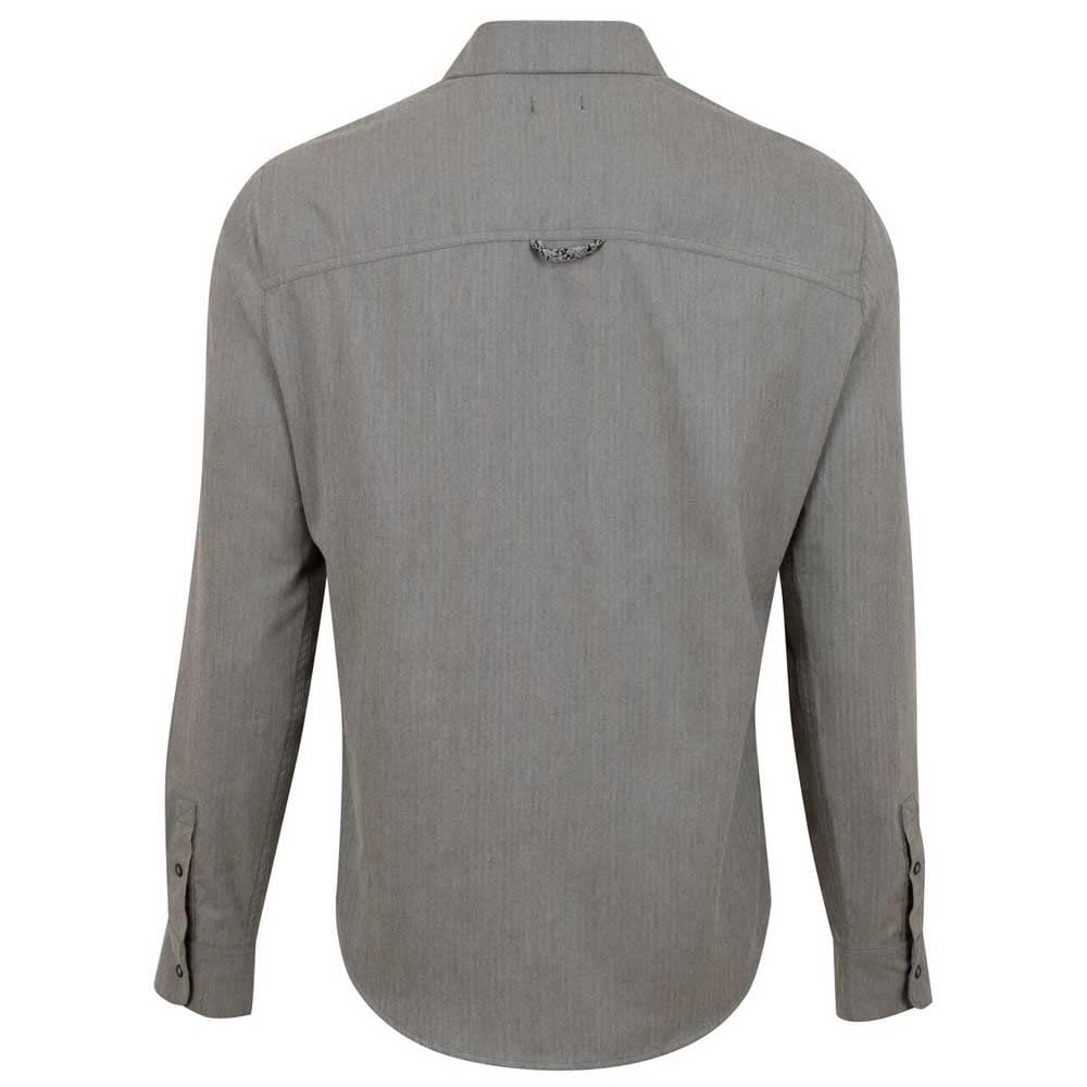 PEARL IZUMI Rove Flannel - Men's Smoke Grey/Stone Weave, Xl