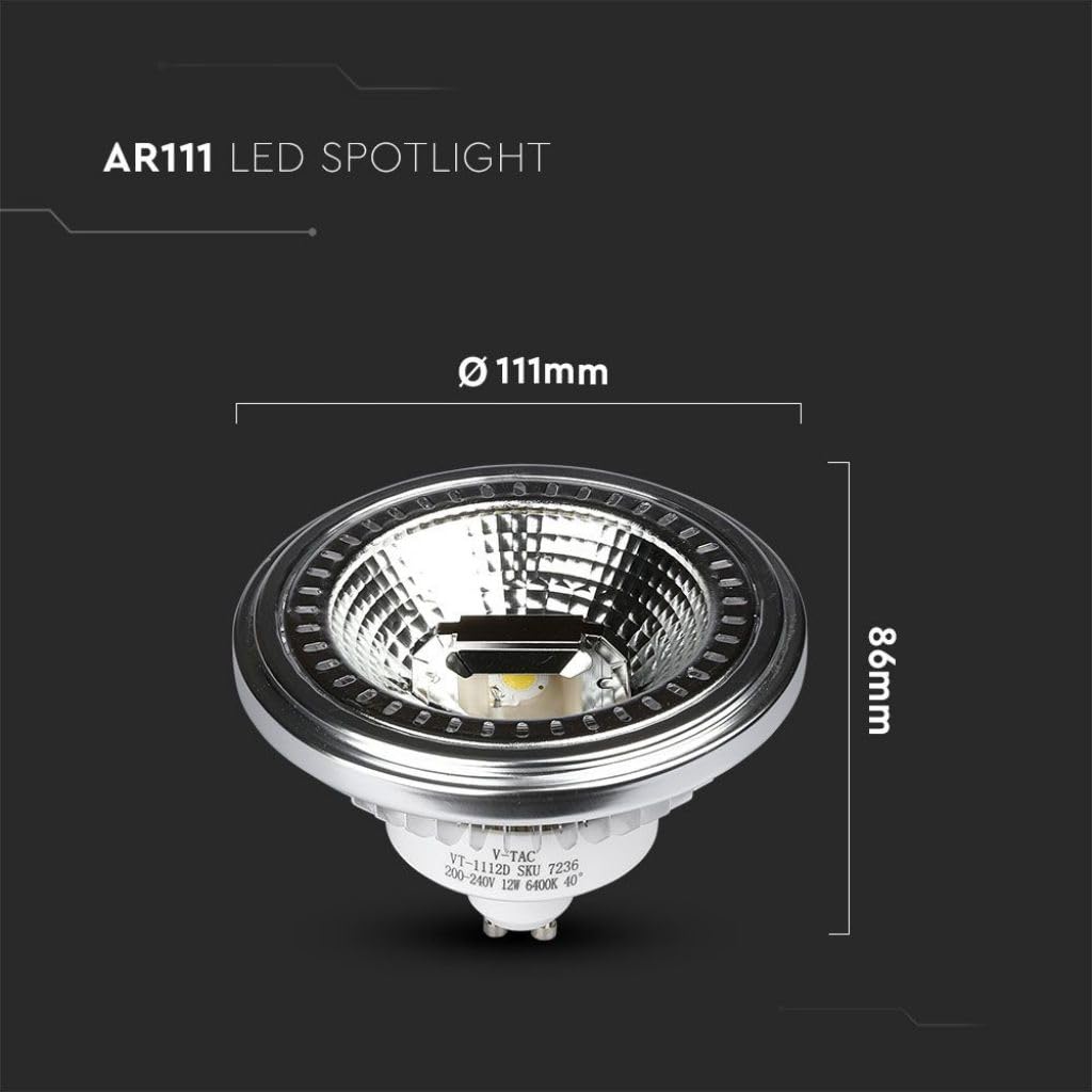 V-TAC Żarówka LED, GU10, 1 szt