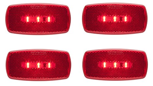 Optronics MCL32RBS Surface Mount LED Marker Clearance Light with Reflex (4)
