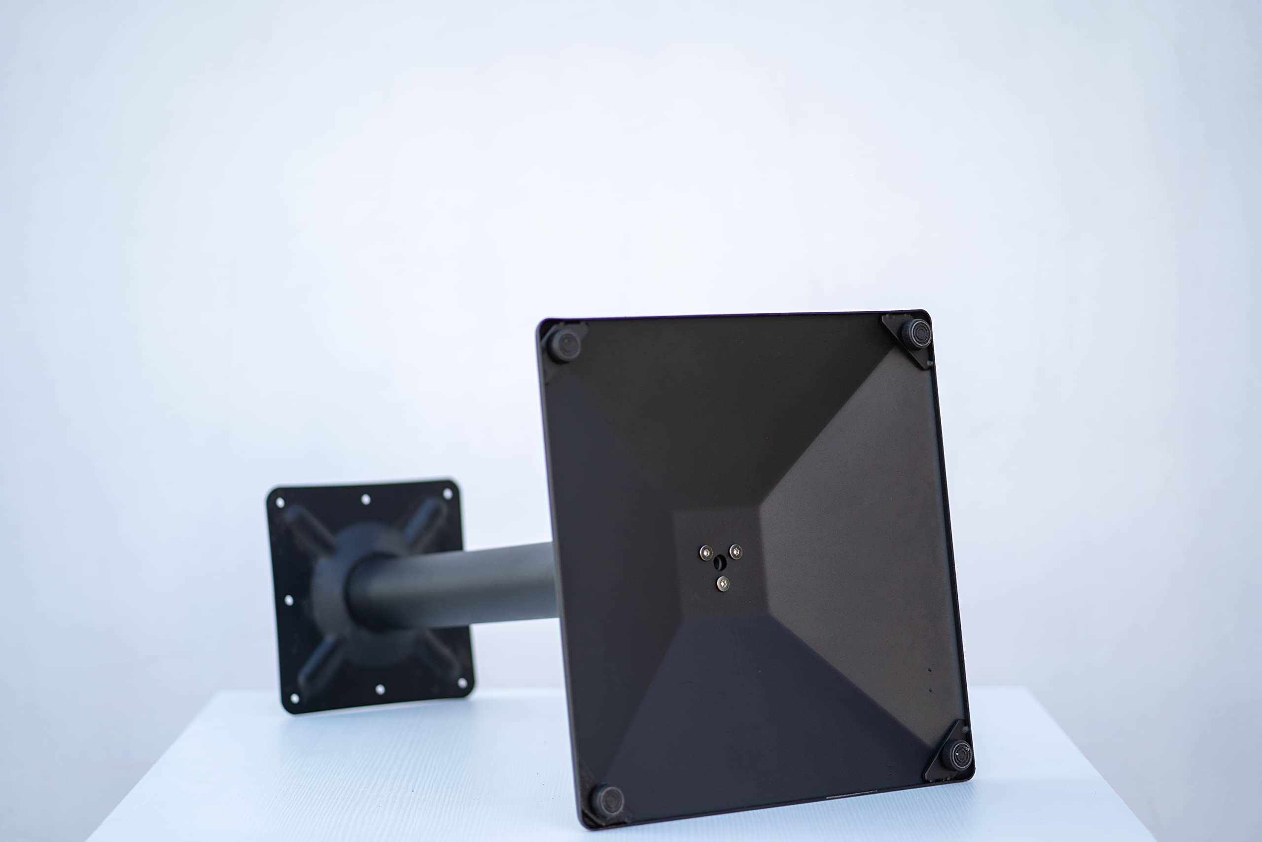 Base da tavolo in acciaio inox - base quadrata per tavolo supporto da tavolo base in acciaio inox gambe quadrato, altezza 72 cm, per tavolo da pranzo (Nero)
