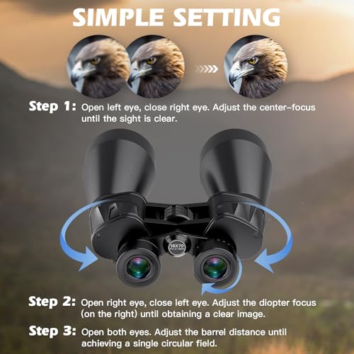 Binary Binoculars for Bird Watching 10x42