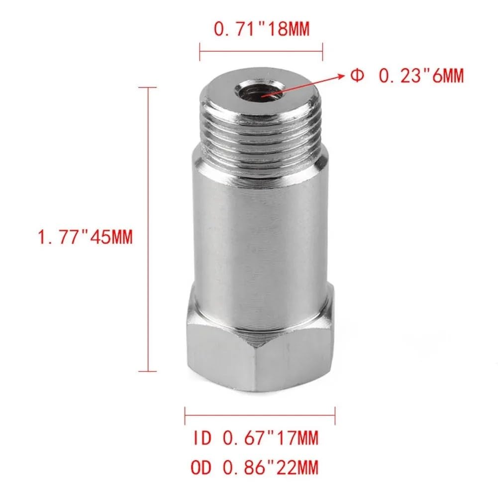 Lambdasonde 20-1PCS M18X1,5 Sauerstoff O2 Sensor Extender O2 Sauerstoff Sensor Spacer
