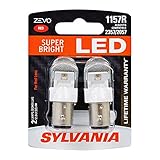 SYLVANIA ZEVO 1157 Red LED Bulb, (Contains 2 Bulbs)