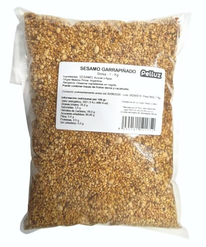 Sésamo Garrapiñado 1 kg – Semillas de Sésamo Caramelizadas – Snack Dulce Natural – Ideal para Repostería y Toppings