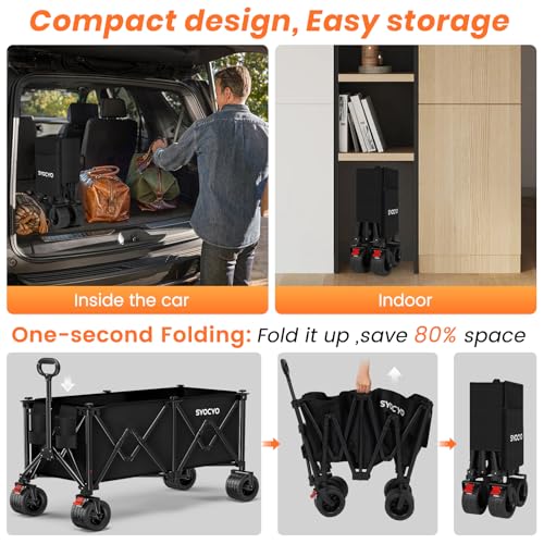 Heavy Duty Folding Wagon Cart