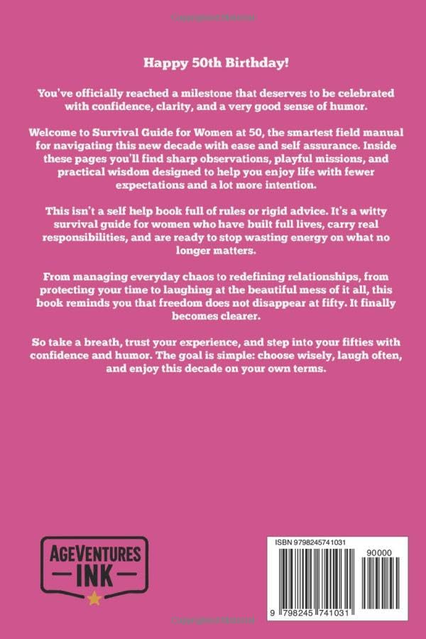 Survival Guide for Women at 50: A Funny and Unique 50th Birthday Gift Filled with Smart Tips, Witty Checklists & Clever Strategies for Thriving at 50 image 3