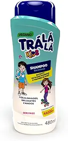 Shampoo Liso Intenso Infantil 480ml Trá Lá Lá Kids