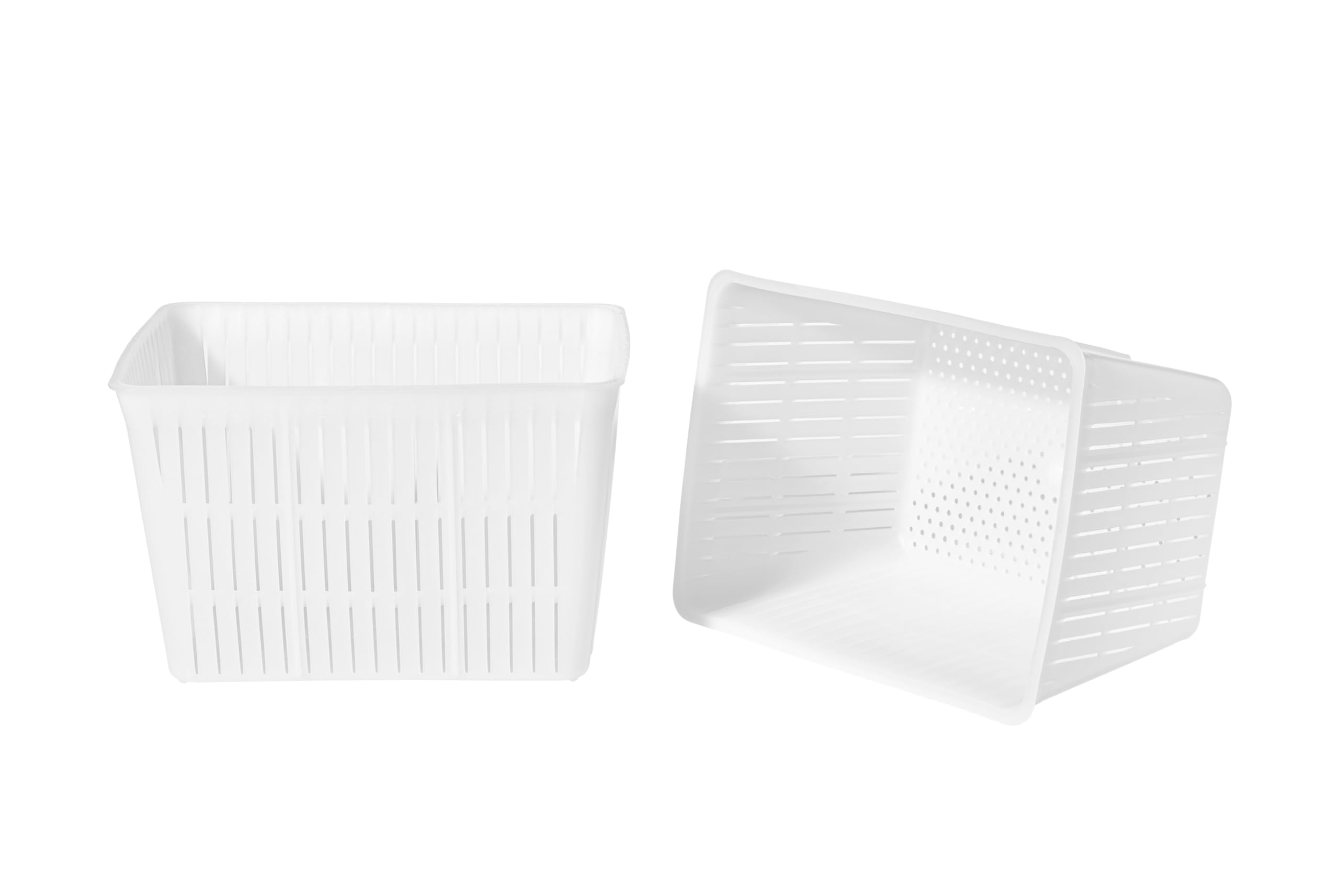 Molde de queso 16x12x11cm 1,5 kg Cestillo rectangular para queso cottage, ricotta, camembert y brie
