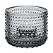 Produktbild Iittala Kastehelmi 5979 Kerzenhalter, Glas, Grau, 8.1 x 8.1 x 7 cm
