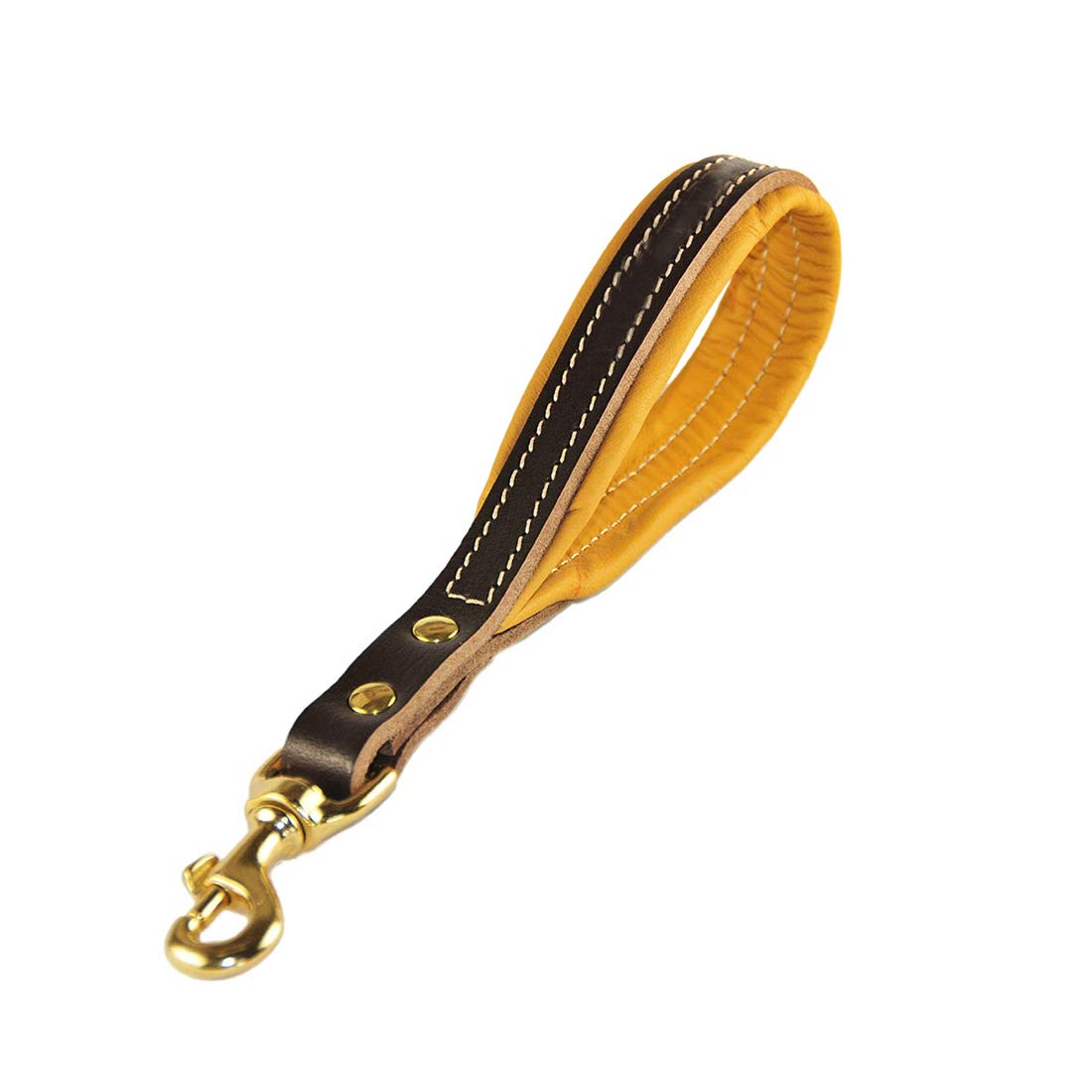 PetWorld Pet World Short Handle Leash with Nappa Padding and Solid Brass Hook (B07V73514S) Amazon Price History, Amazon Price Tracker