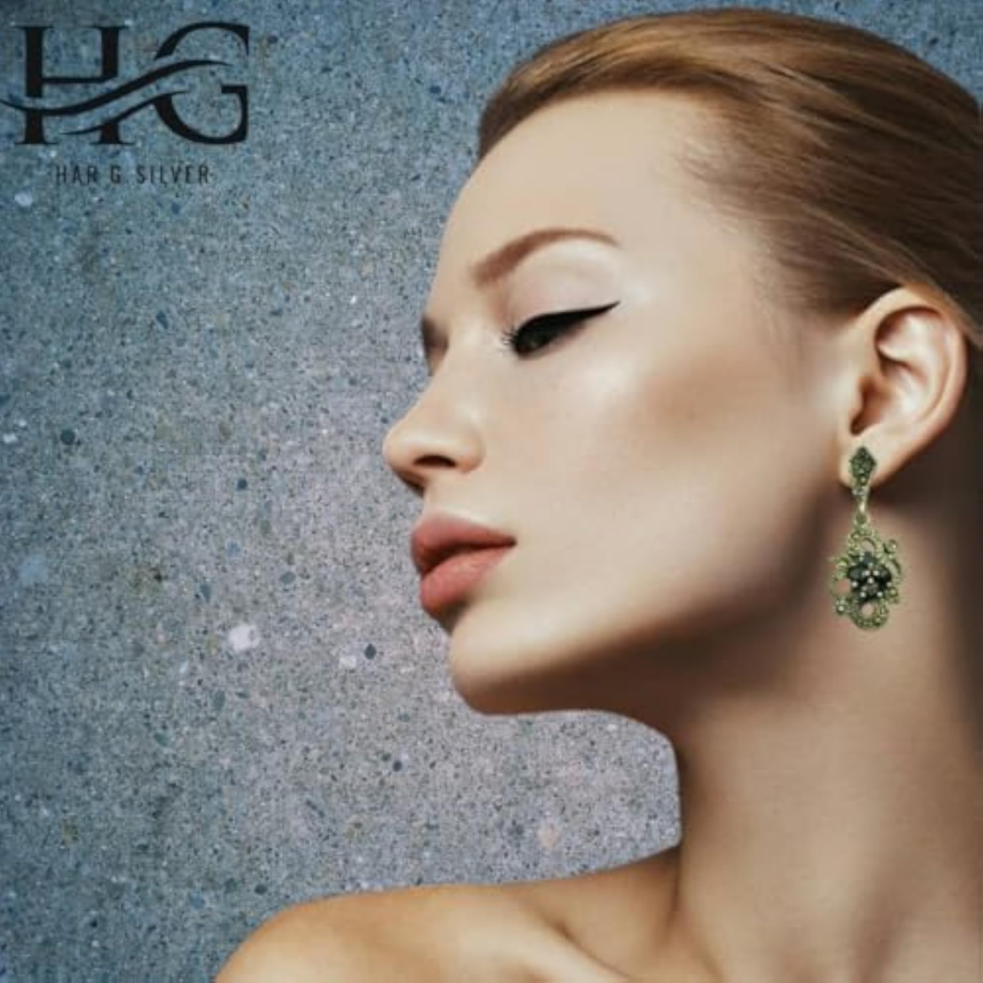 Women's 925 Sterling Silver Rose Quartz Drop Earrings