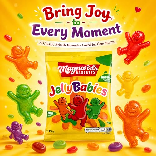 Maynards Bassetts Jelly Babies 130g Pack de 6 miniatura 3