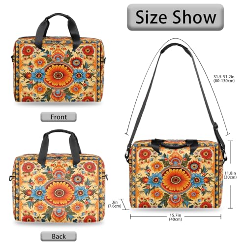 Bolsa para Portátil de 16 Pulgadas Estilo Mandala Bohemio miniatura 6