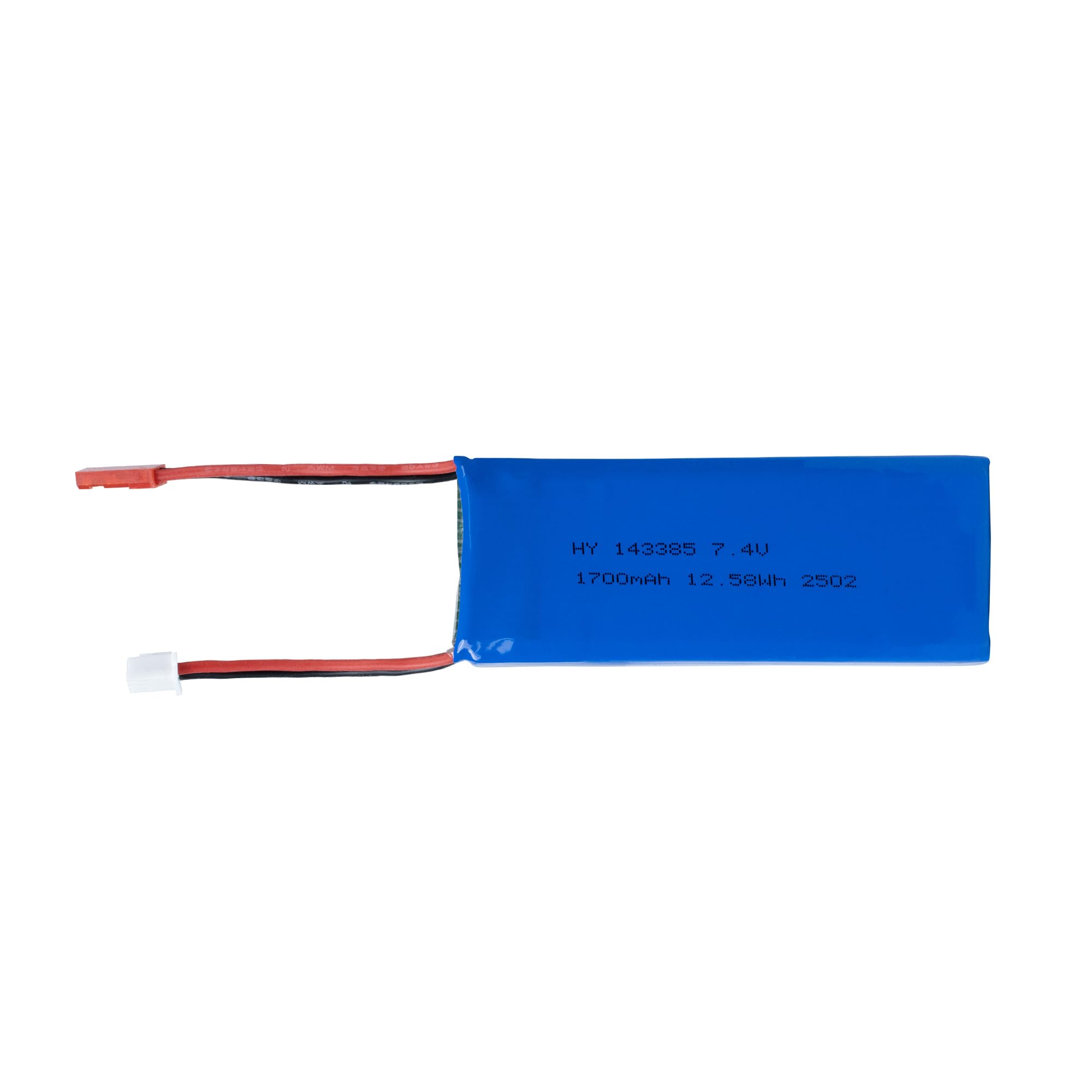 Radiolink 7.4V 2S LiPo Battery 5C 1700mAH JST 2Pin Connector for RC Car, Airplane, RC Transmitter Like RC4GS V3/RC6GS V3/RC8X/AT10II/AT9S Pro/T8FB