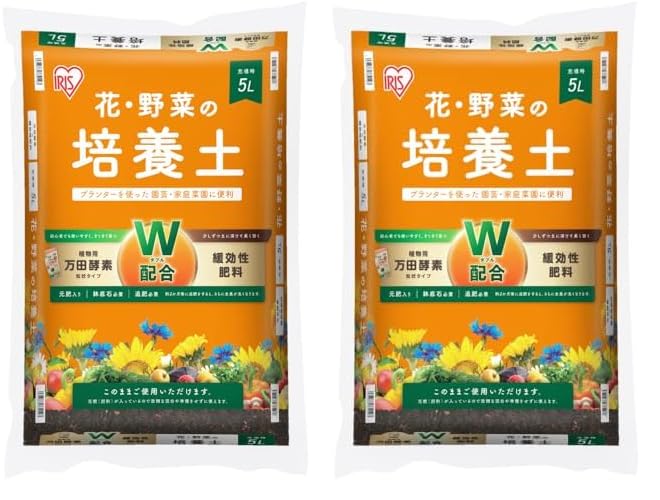 Amazon | アイリスオーヤマ 万田酵素×緩効性肥料 配合 花・野菜の培養