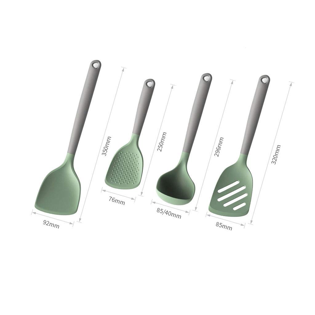 Küchenutensilien-Set, Silikon-Küchengeschirr, Antihaft-Kochgeschirr, Kochwerkzeug, Pfannenwender, Schöpfkelle, Schaufel, Löffel, Suppe, Küchenutensilien-Set