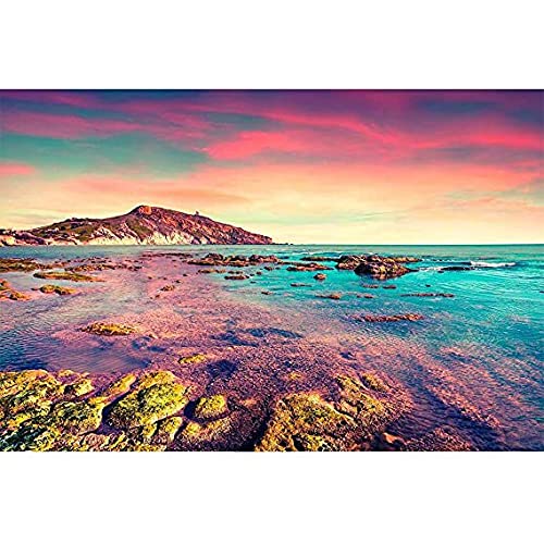 Diamant Peinture Kit 5D mer 40x80cm pour chasser le stress