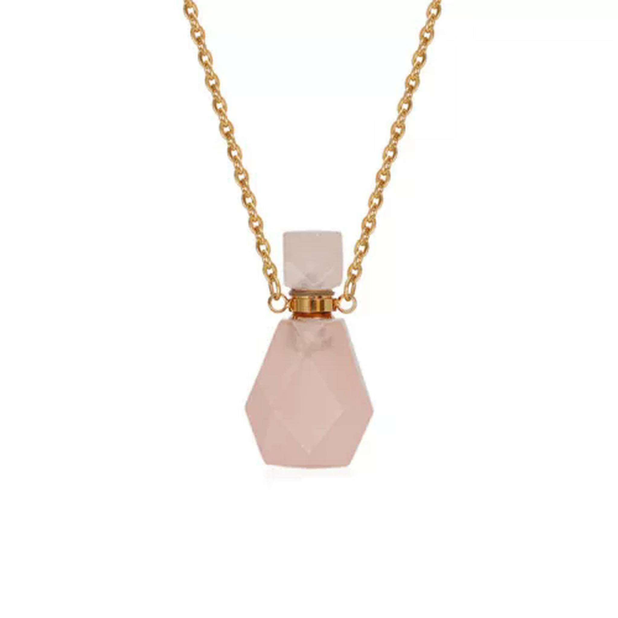 Naturalne butelki perfum Wisiorek Butelka olejku Gems-1szt-Kwarc dymny