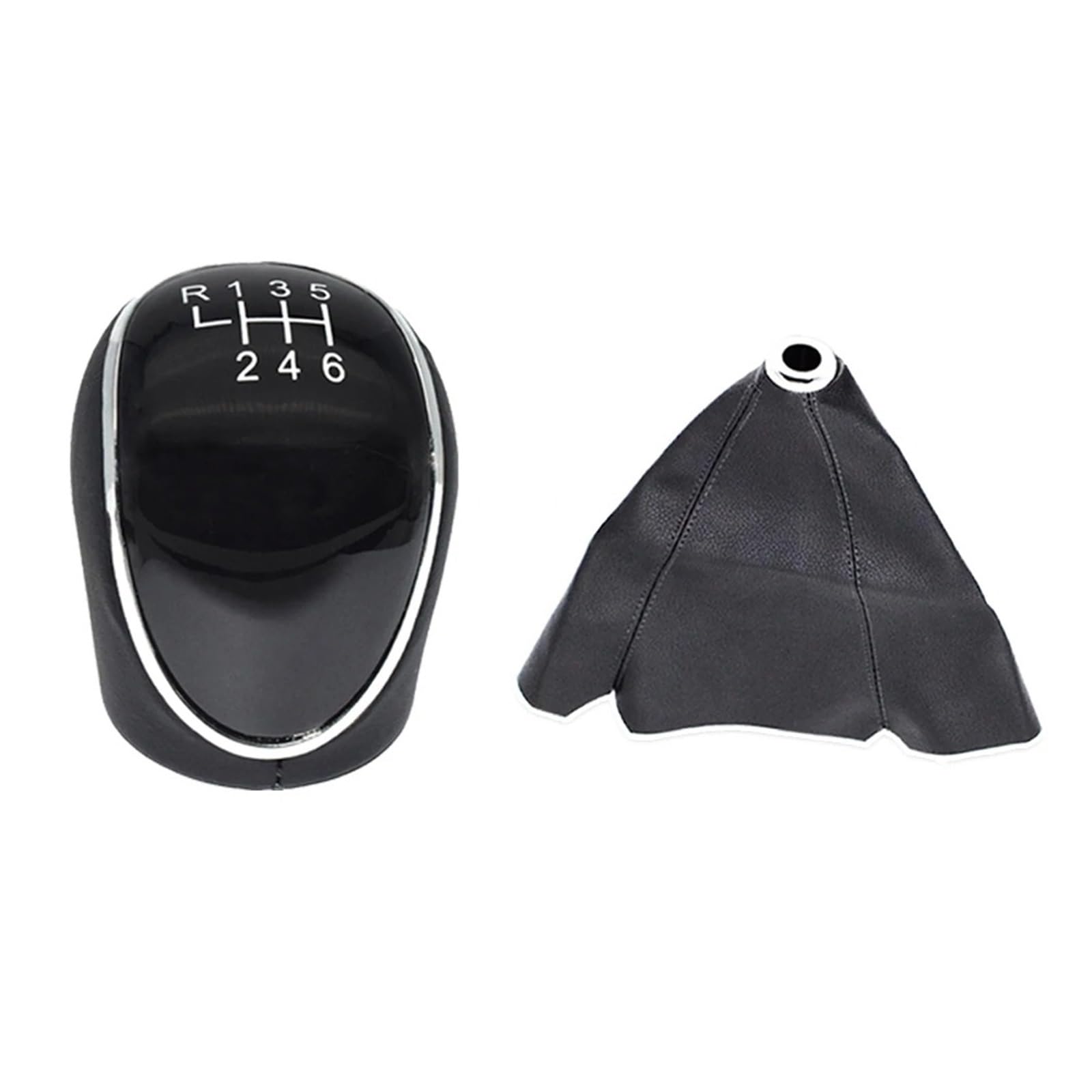 Mkgkacvcpt A Leather Manual Shifter Knob For Transit For Connect 2013- Lever 6 Speed Manual Gear Shift Knob(A Leather)