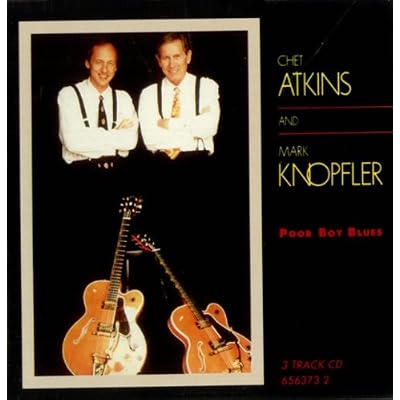 CHET ATKINS & MARK KNOPFLER. POOR BOY BLUES. 1990 3 TRACK CD SINGLE