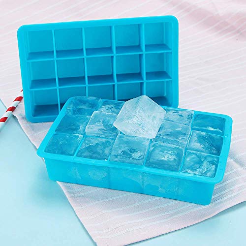 Bandejas de silicona para cubitos de hielo Webake, pack de 3 miniatura 7