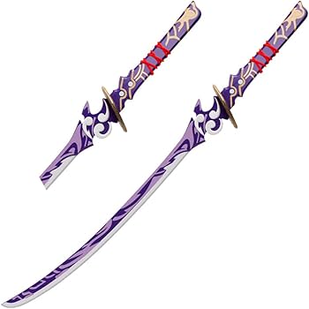 Amazon.co.jp: AnnAkk 原神 雷電将軍 コスプレ 道具 武器 模造刀