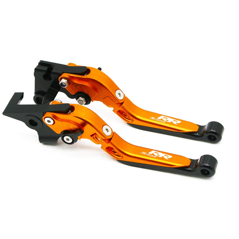 Motorcycle Brake Clutch Lever/Fit for BMW S1000RR S1000 RR S 1000 RR 2020-2023 Motorcycle Accessories Adjustable Folding Extendable Brake Clutch Levers Handle(BKORORBK)