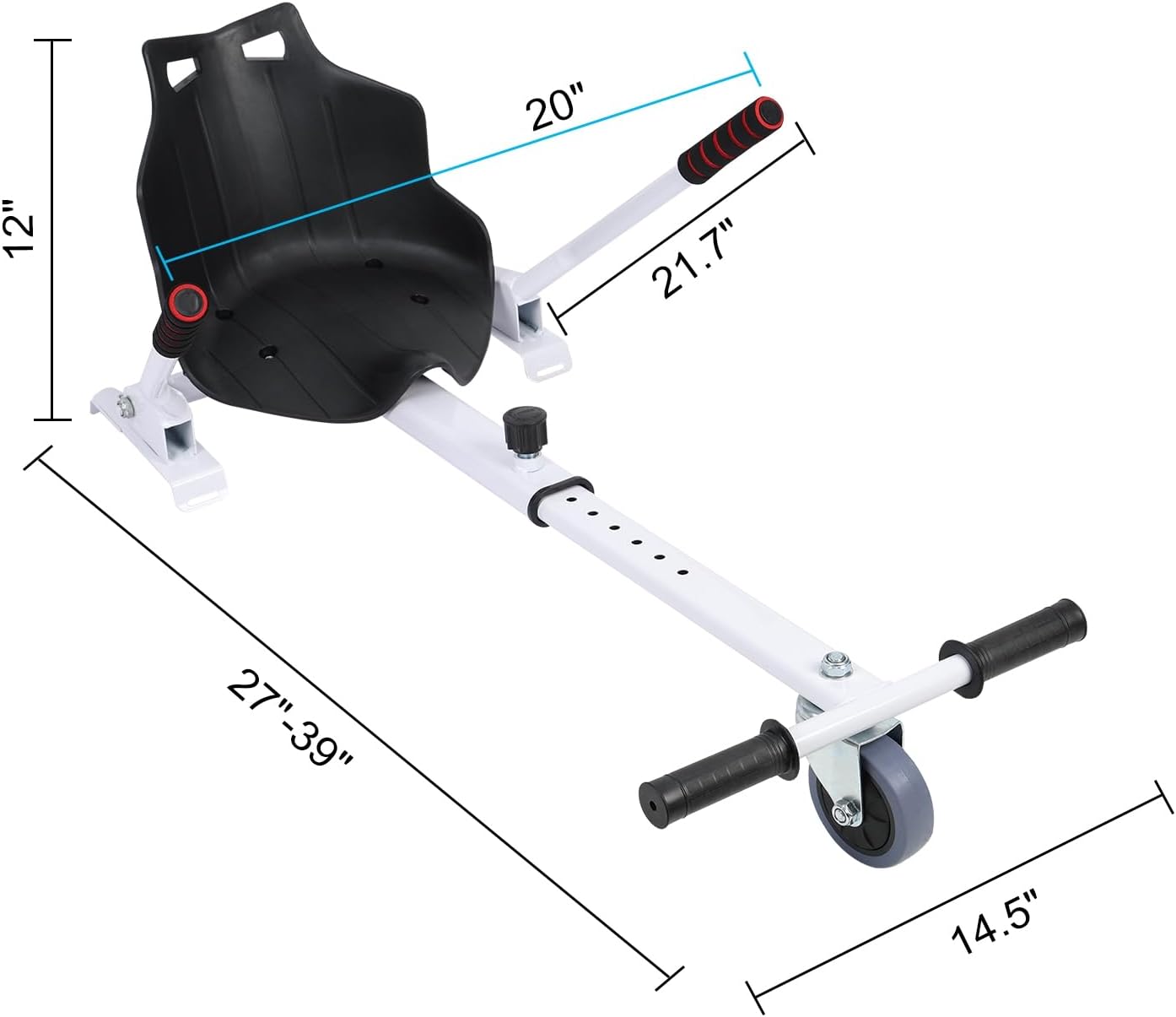 Hoverboards Seat Attachment Fit for 6.5”-10” Hoverboards Hoverboards Go Kart Attachment for Kids & Adults, Accessory for Self Balancing Scooter Camouflage
