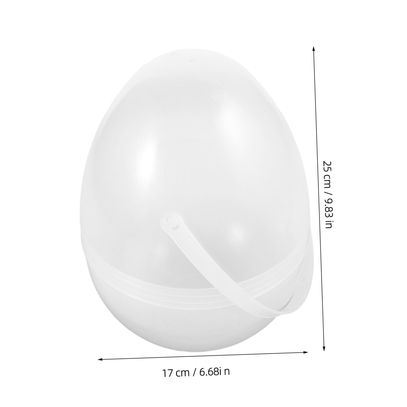 Ciieeo Portable Easter Egg Display Box Openable Storage Container Plastic Christmas Balls Easter Egg Balls