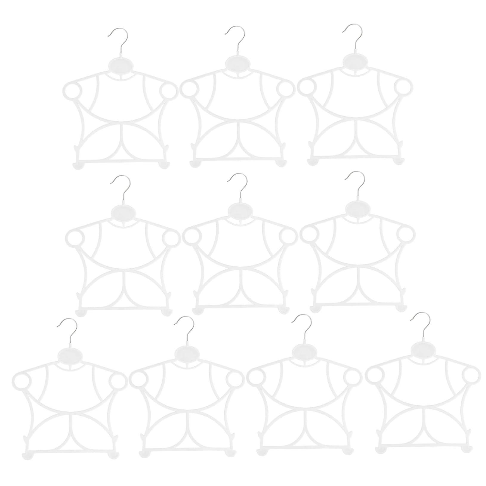 4 Juegos de Perchas para Ropa de Niños Y Bebés Diseño de para Colgar Y Guardar Fácilmente 10 Unidades X 4